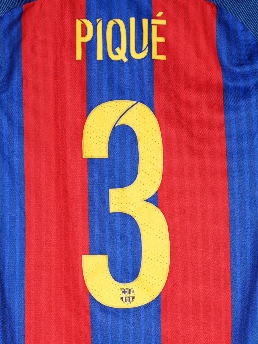 Barcelona Home Shirt 2016/17 Pique 3 (S)