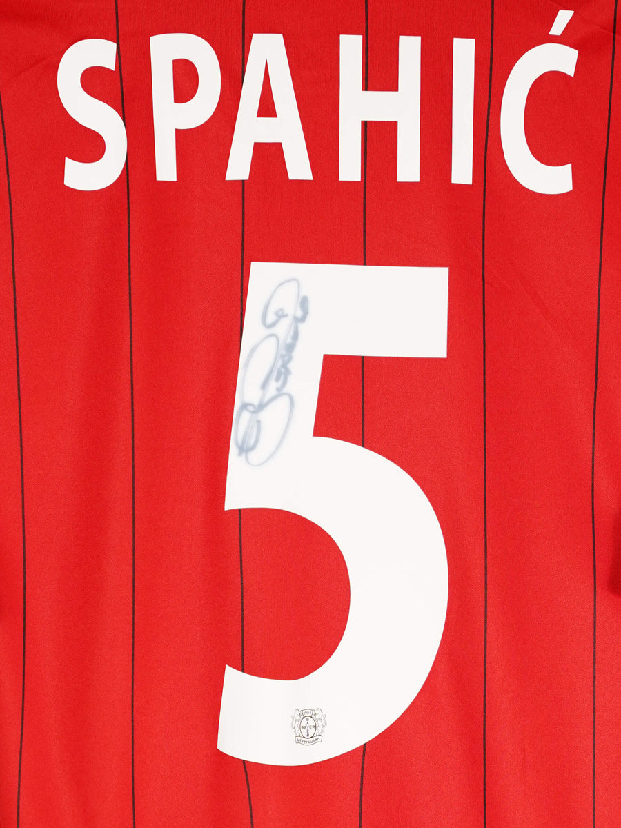 Bayer Leverkusen Home Shirt 2013/14 Spahic 5 Signed (M)