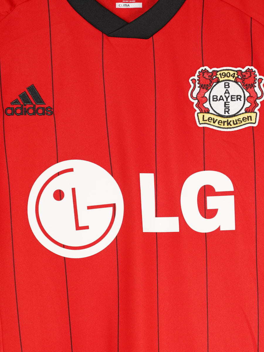 Bayer Leverkusen Home Shirt 2013/14 Spahic 5 Signed (M)