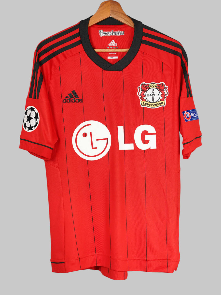 Bayer Leverkusen Home Shirt 2013/14 Spahic 5 Signed (M)