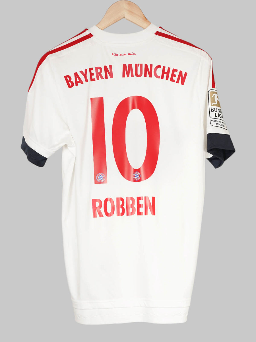 Bayern Munich Away Shirt 2015/16 Robben 10 (M)