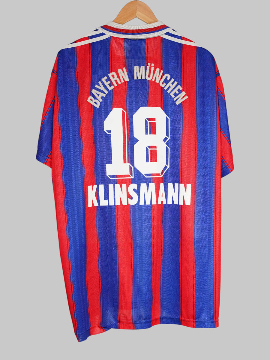 Bayern Munich Home Shirt 1995 - 97 Klinsmann 18 (XXL)