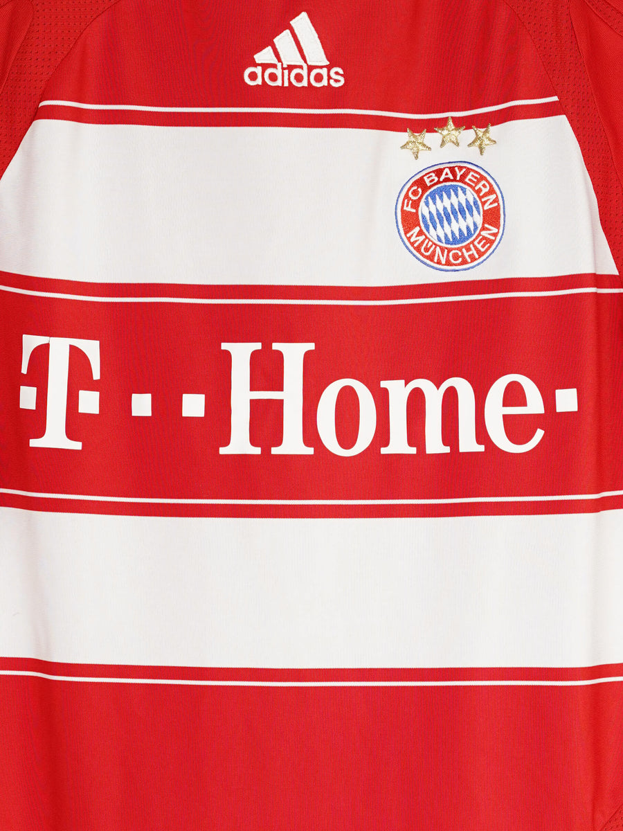Bayern Munich Home Shirt L/S 2007/8 Toni 9 (M)