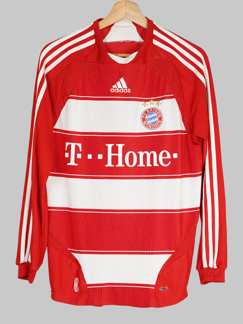 Bayern Munich Home Shirt L/S 2007/8 Toni 9 (M)