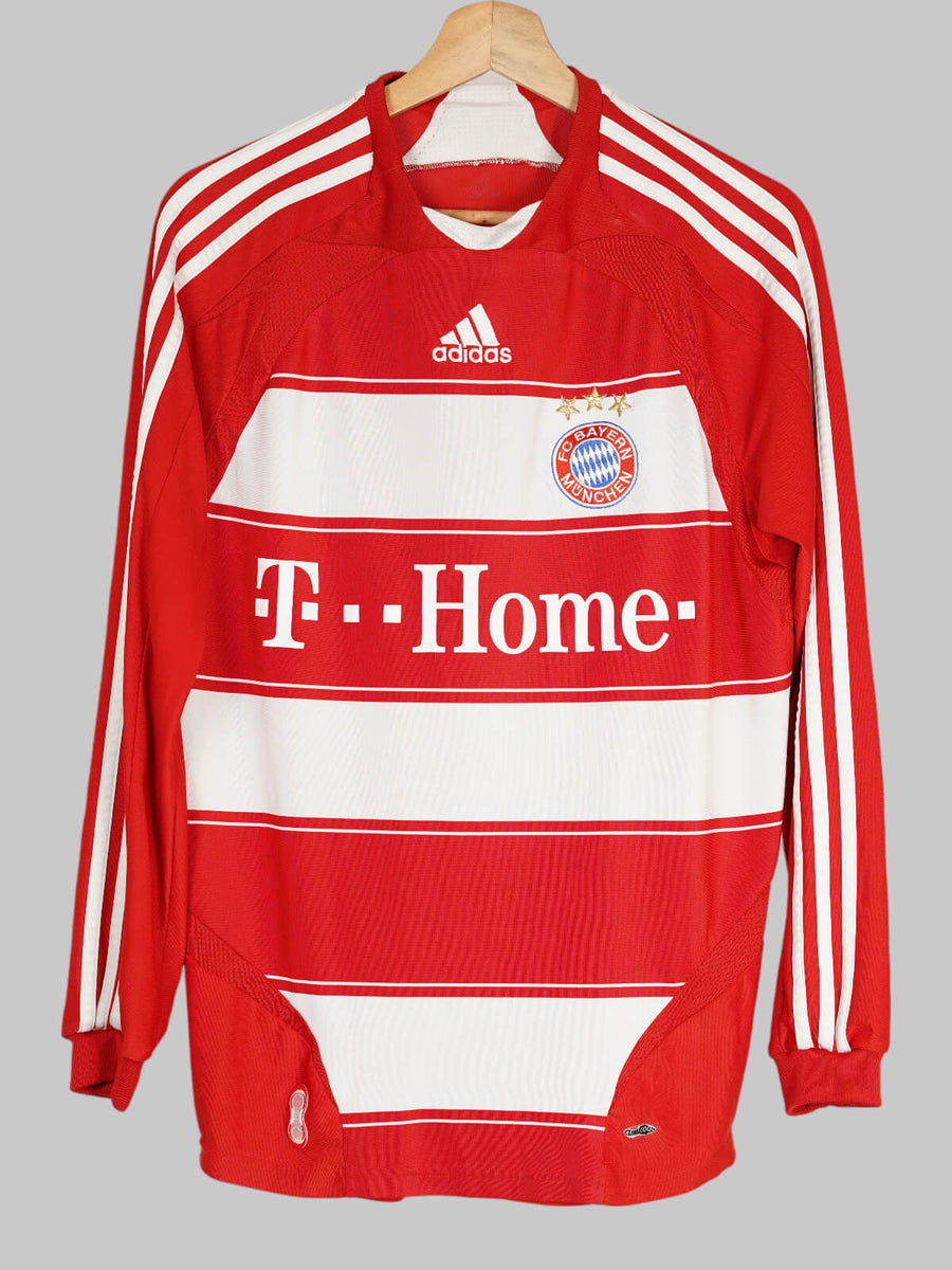 Bayern Munich Home Shirt L/S 2007/8 Toni 9 (M)