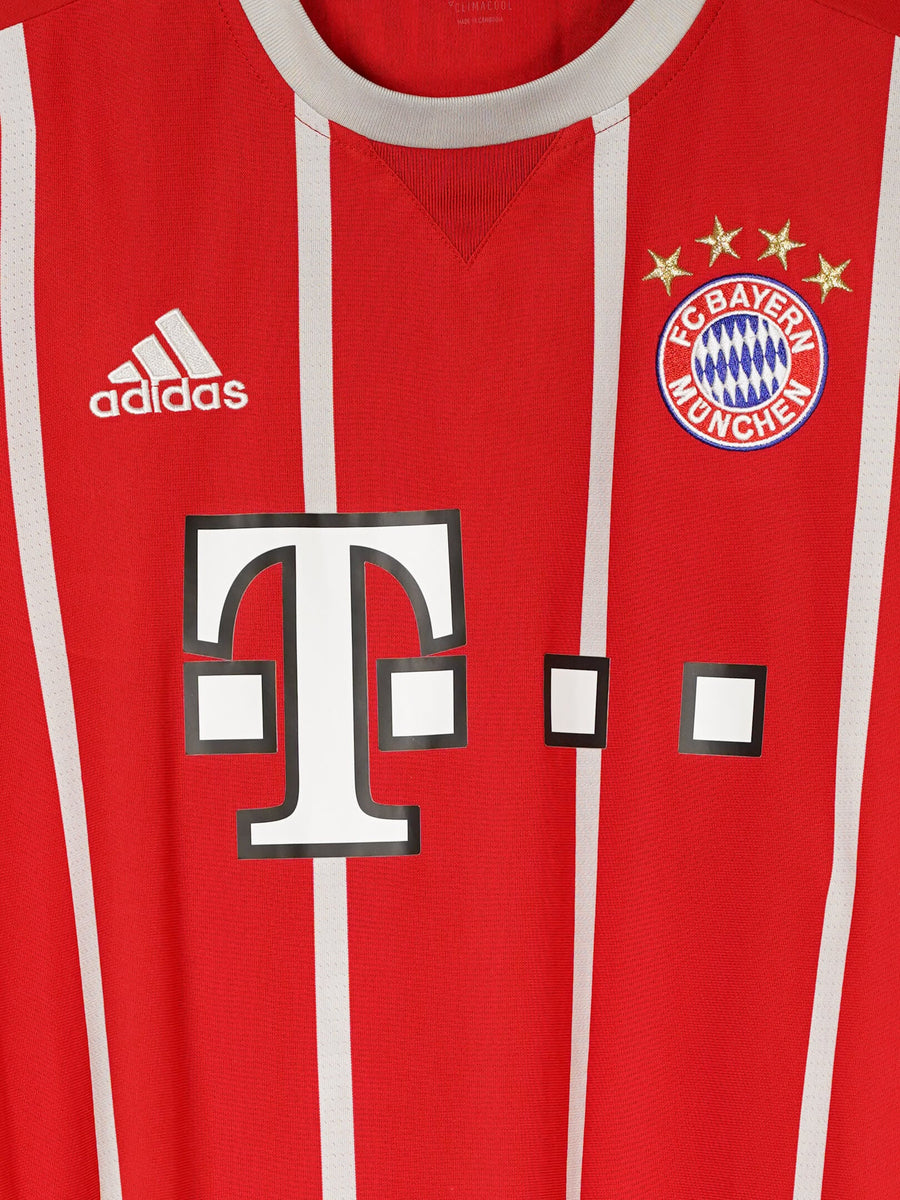 Bayern Munich L/S Home Shirt 2017/18 Vidal 23 (L)