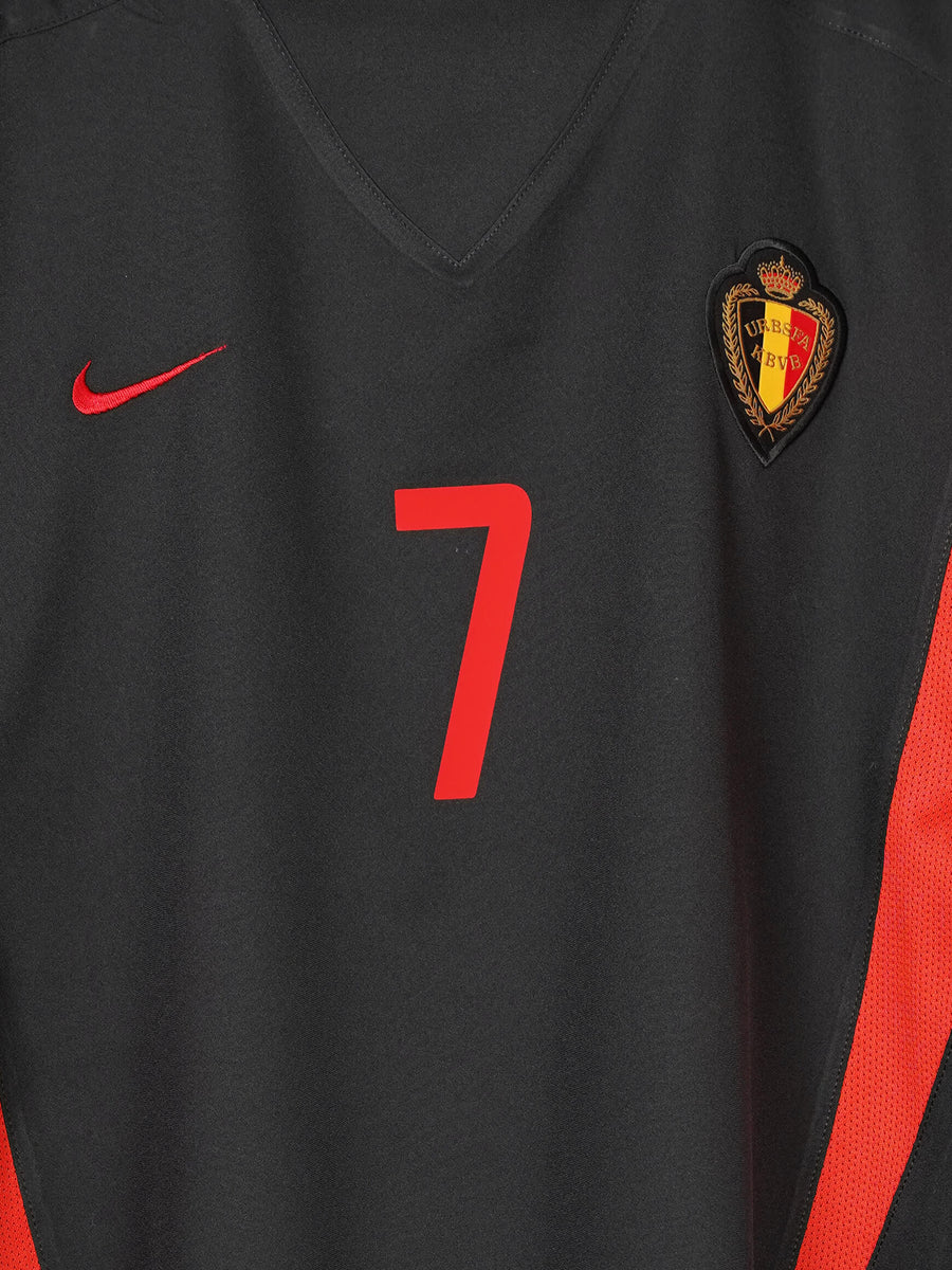 Belgium Away Shirt 2002/3 Wilmots 7 (XL)