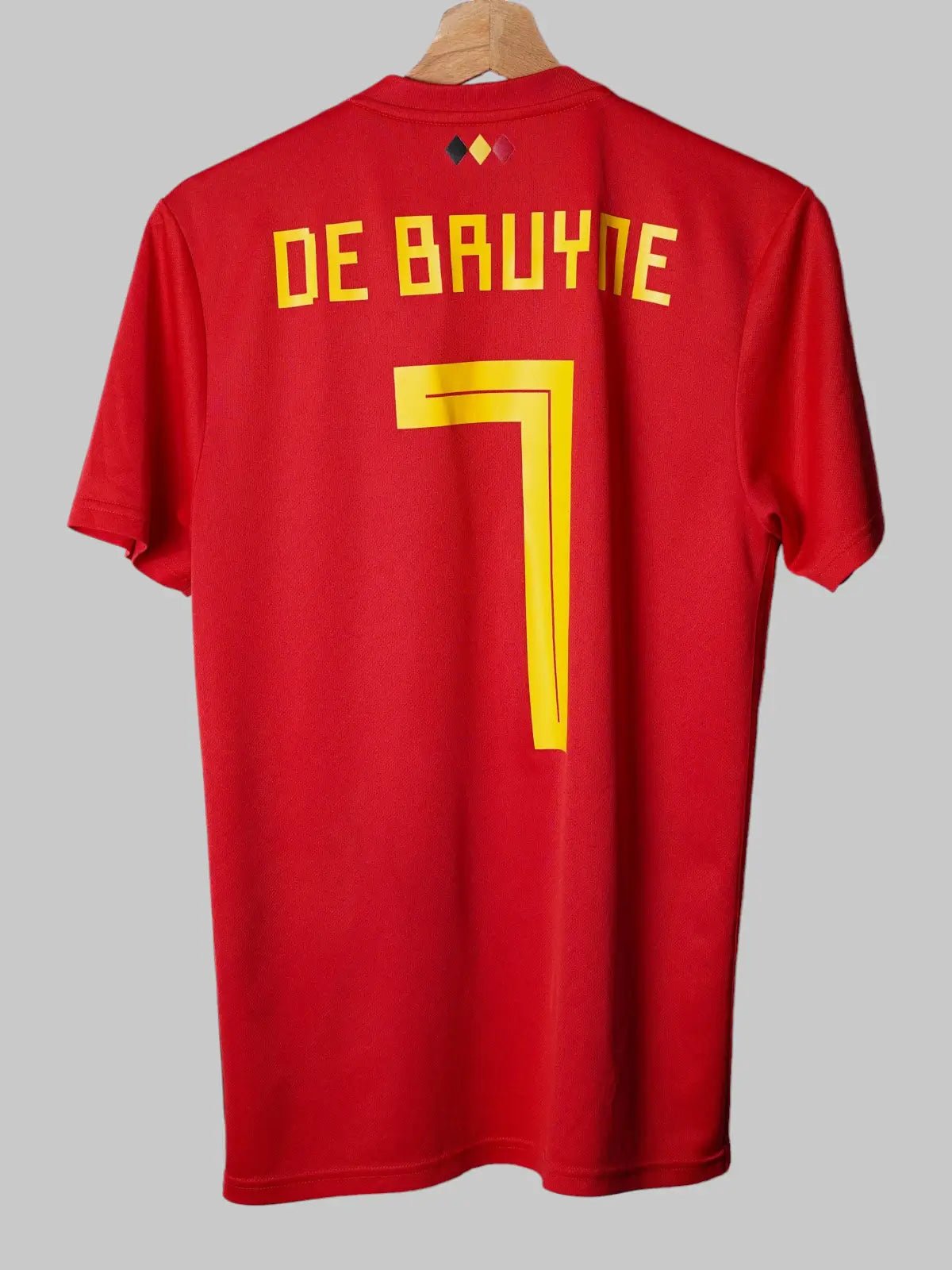 2018/19 Belgium De Bruyne #7 Home Shirt (S) Adidas – First11