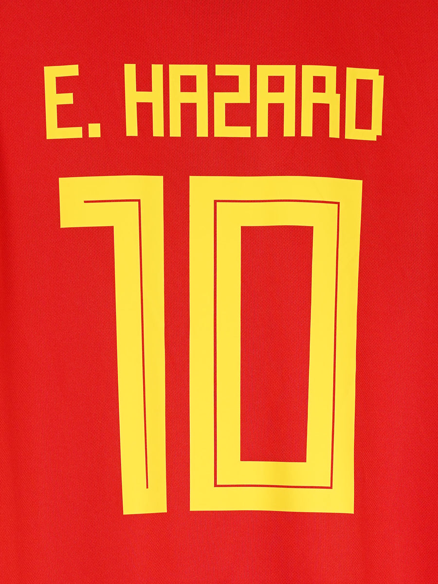 Belgium Home Shirt 2018/19 E.Hazard 10 (XL)