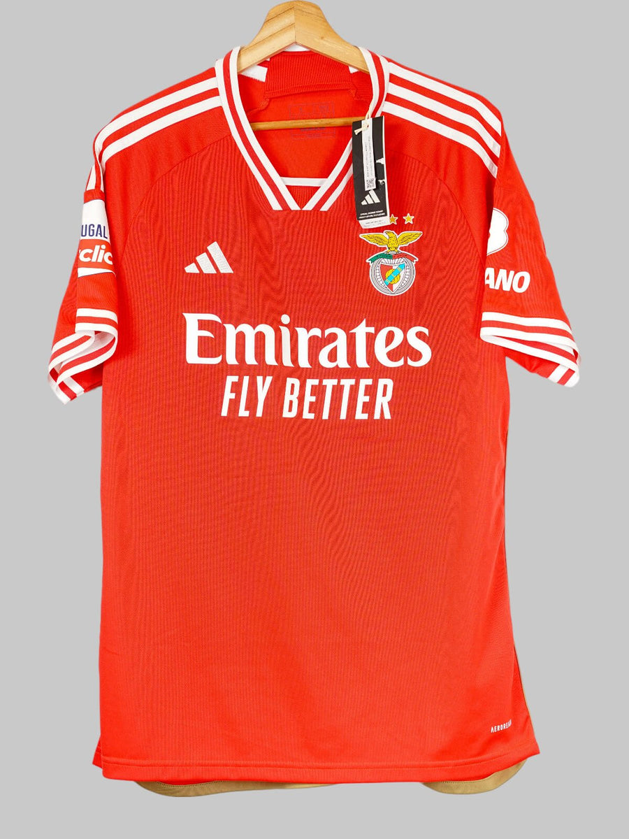 Benfica Home Shirt 2023/24 Aursnes 8 BNWT (L)