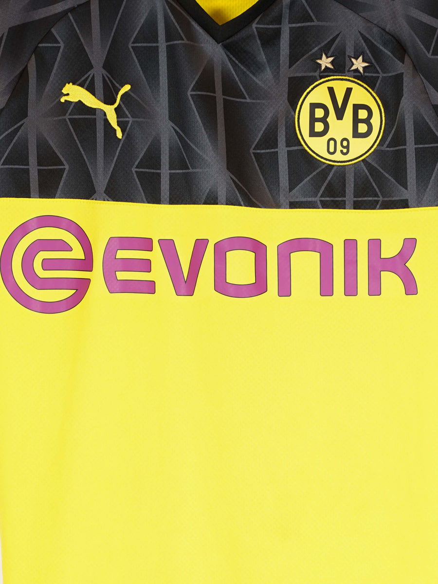 Borussia Dortmund European Home Shirt 2019/20 Haaland 17 (M)
