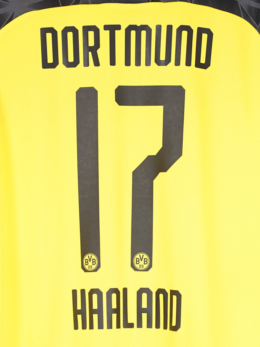 Borussia Dortmund European Home Shirt 2019/20 Haaland 17 (M)