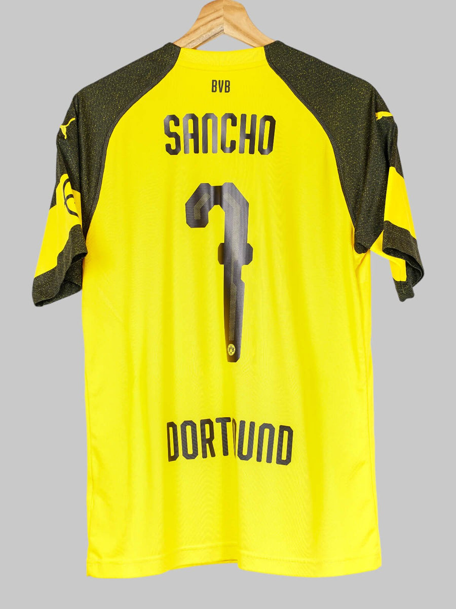 Borussia Dortmund Home Shirt 2018/19 Sancho 7 (M)
