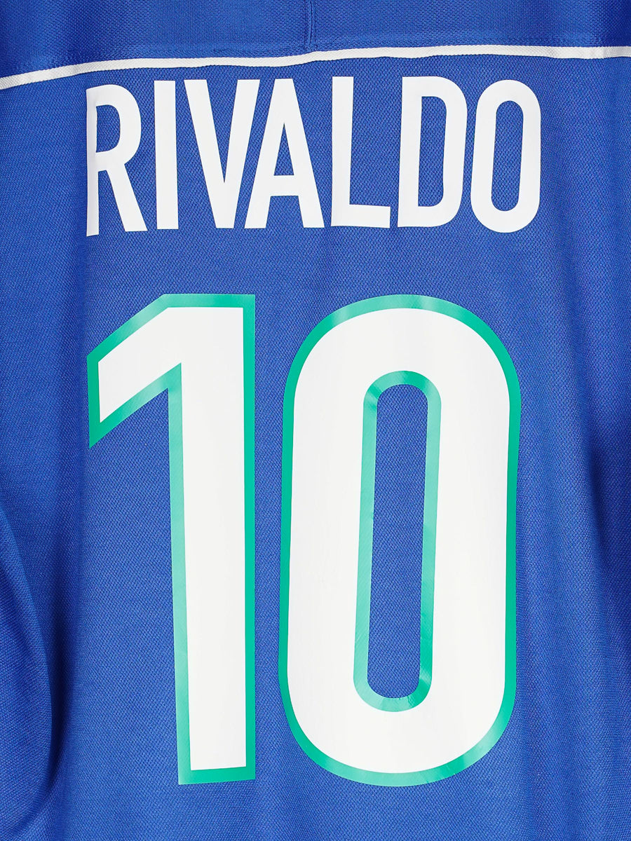 Brazil Away Shirt 1998/00 Rivaldo 10 (L)