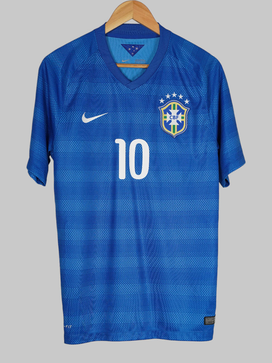 Brazil Away Shirt 2014/15 Neymar Jr 10 (M)