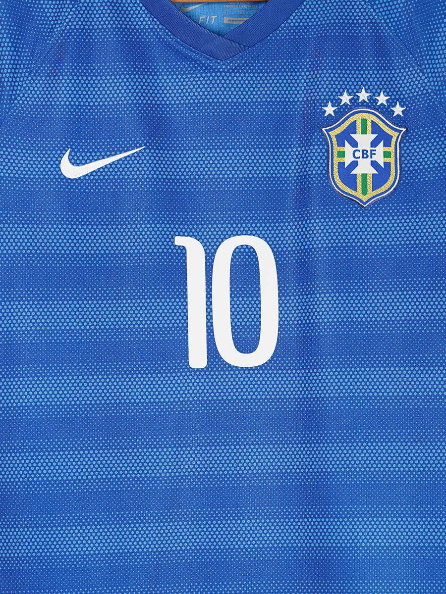 Brazil Away Shirt 2014/15 Neymar Jr 10 (M Woman)