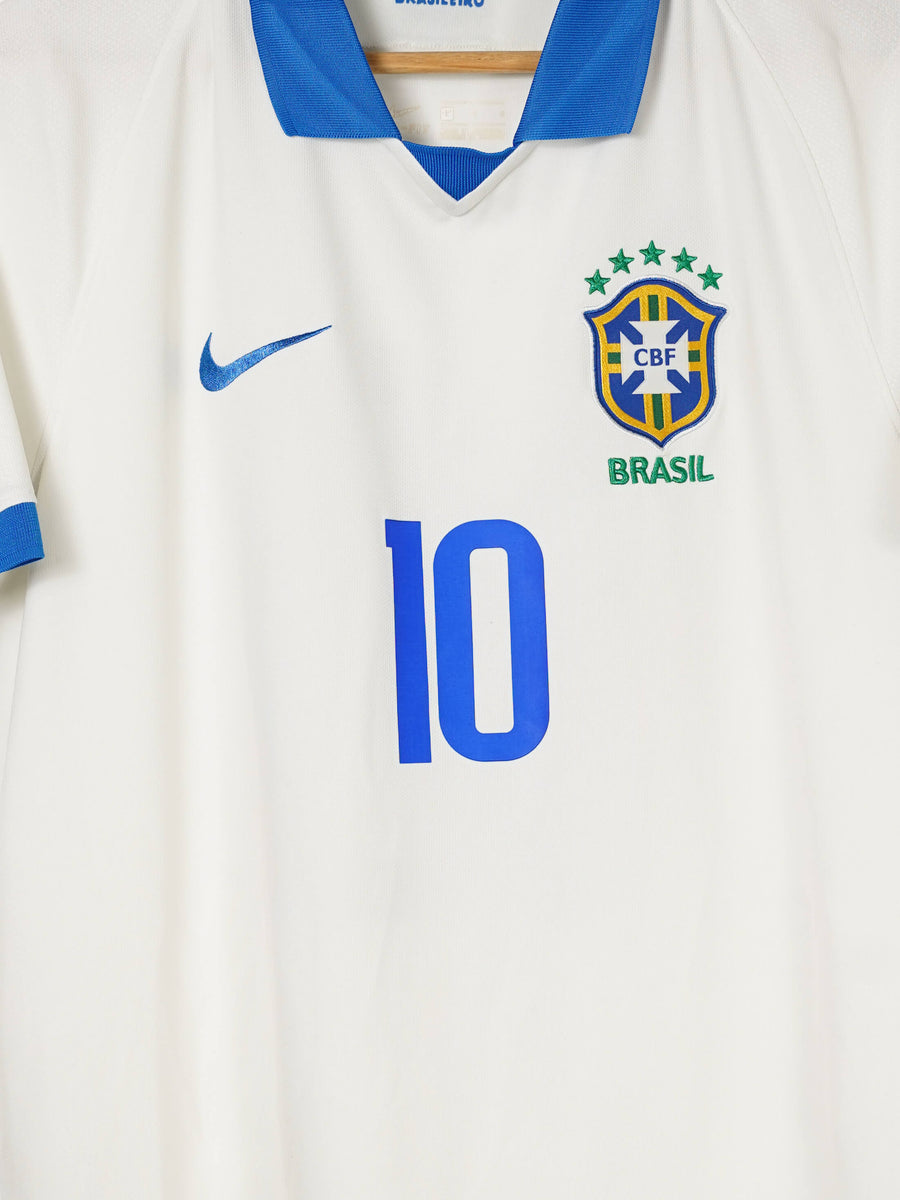 Brazil Away Shirt 2019/20 Neymar Jr 10 (L)