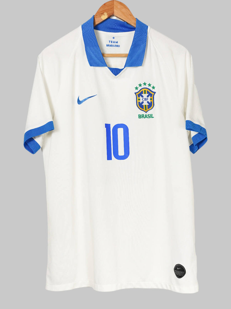 Brazil Away Shirt 2019/20 Neymar Jr 10 (L)