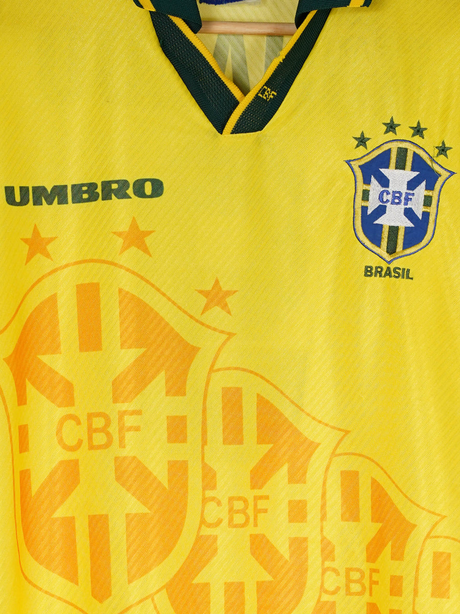 Brazil Home Shirt 1996/97 Ronaldo 9 (S)