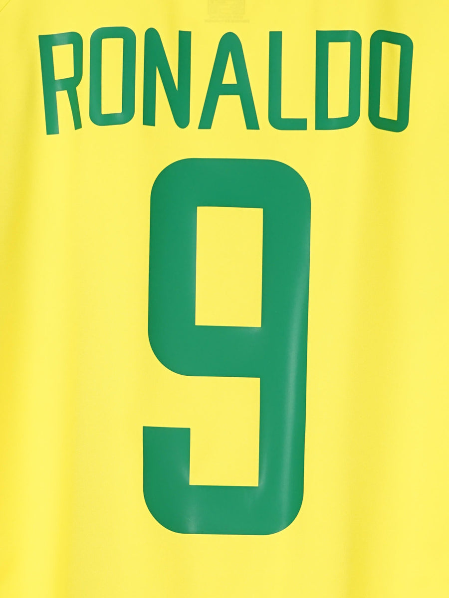 Brazil Home Shirt 2002/3 Ronaldo #9 (L)