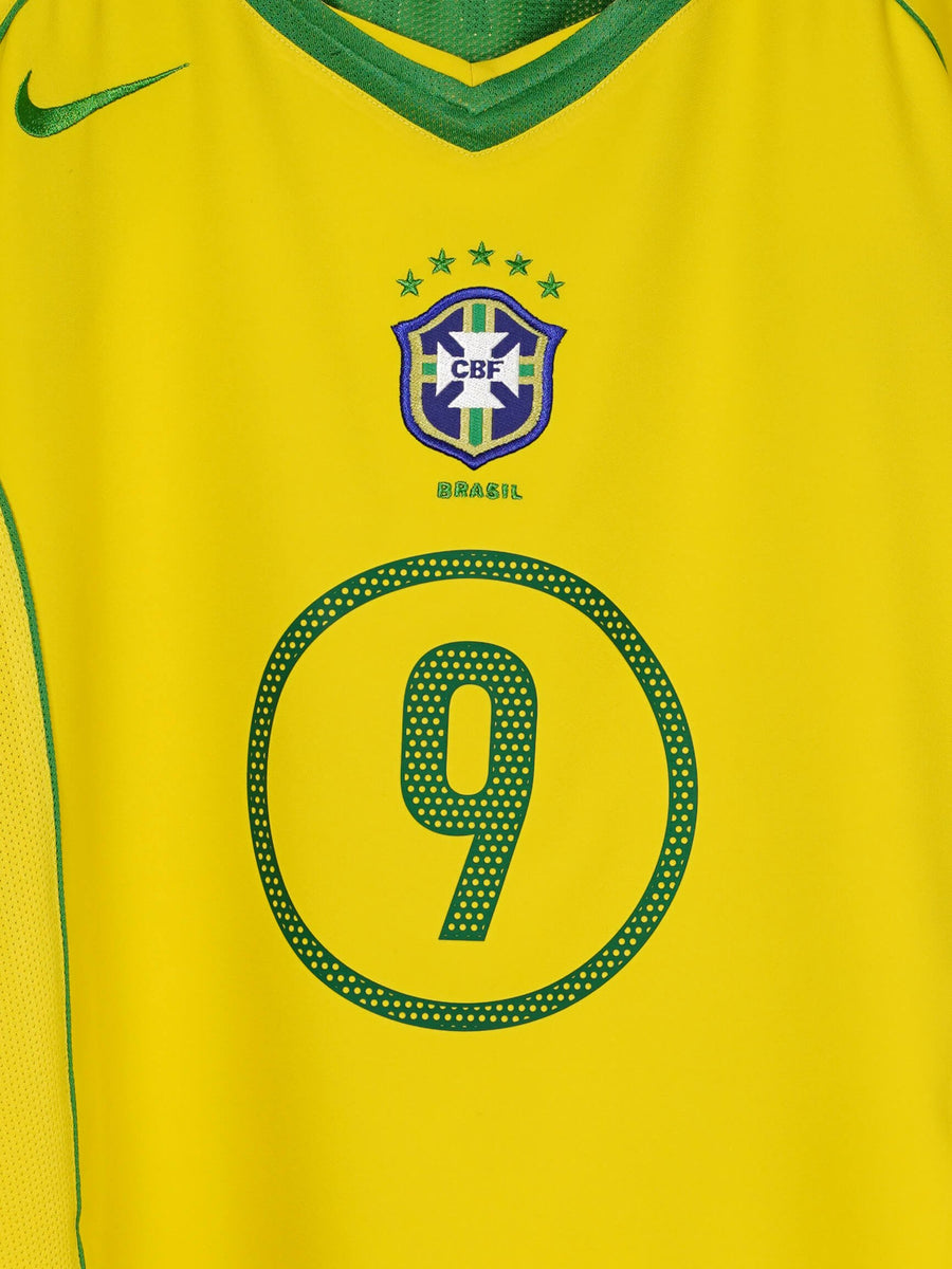 Brazil Home Shirt 2004/5 Ronaldo 9 (L)