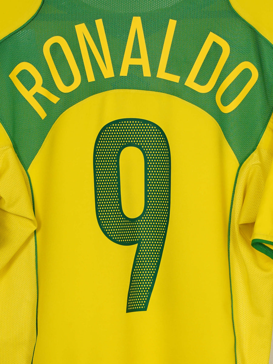 Brazil Home Shirt 2004/5 Ronaldo 9 (L)