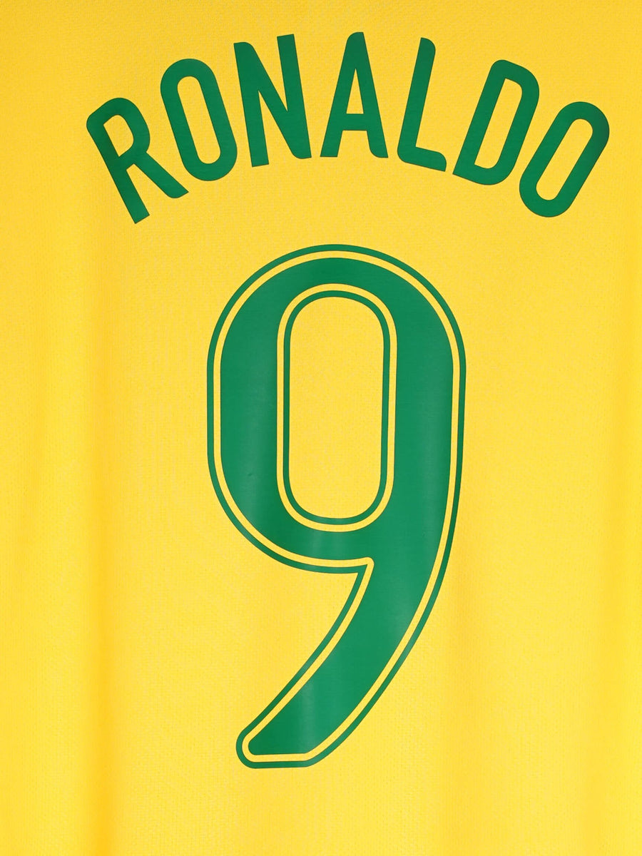 Brazil Home Shirt 2006/7 Ronaldo 9 (L)