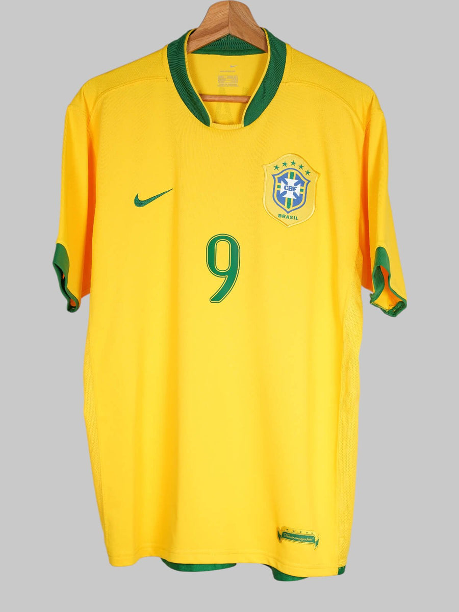 Brazil Home Shirt 2006/7 Ronaldo 9 (L)