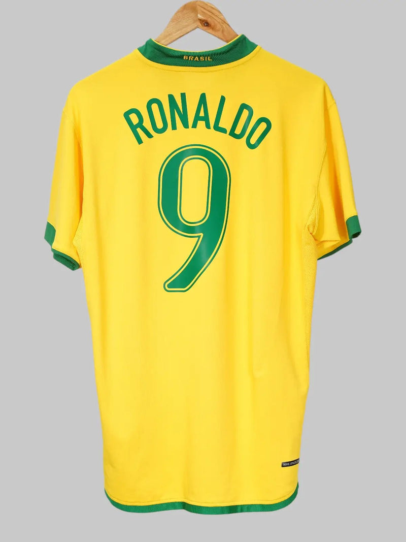 Brazil Home Shirt 2006/8 Ronaldo 9 (L)