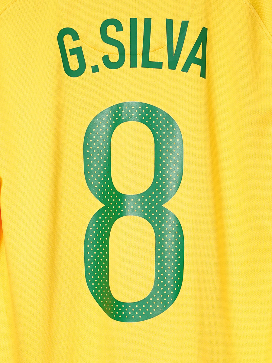 Brazil Home Shirt 2010/11 G.Silva 8 (L)