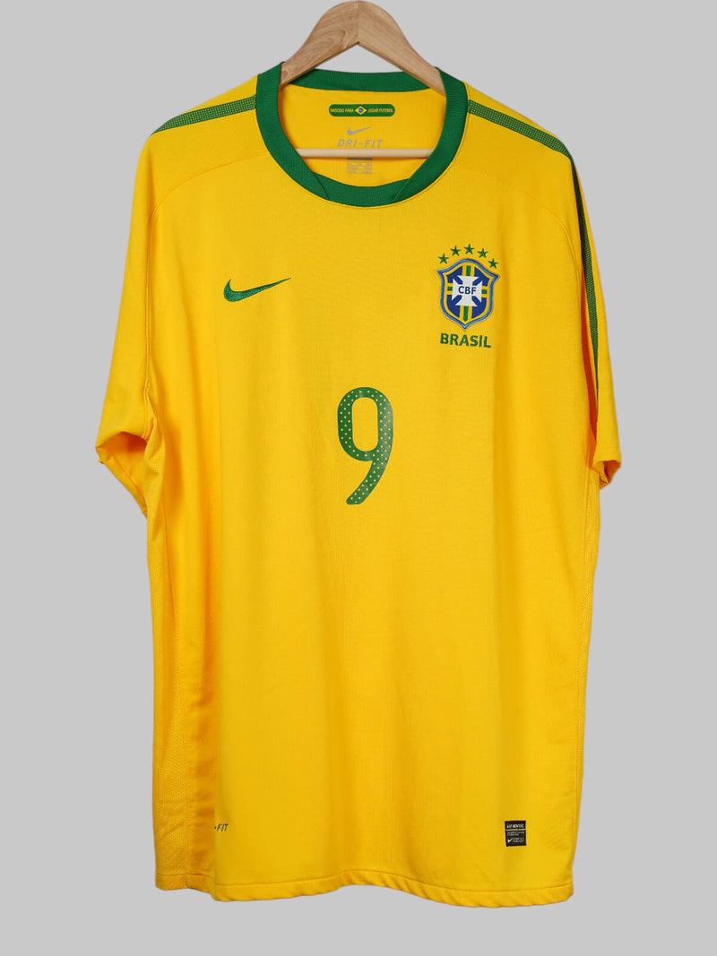 Brazil Home Shirt 2010/11 L.Fabiano 9 (XXL)