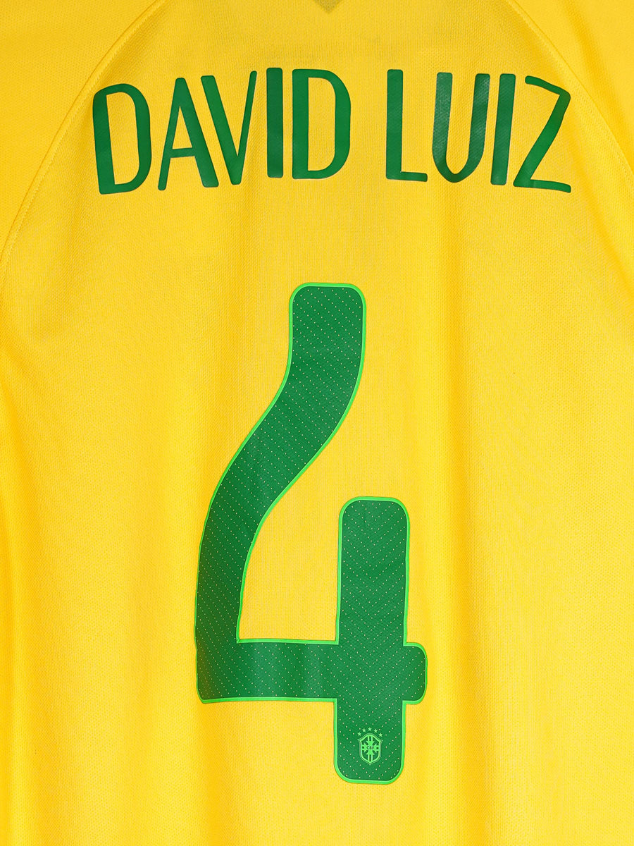 Brazil Home Shirt 2014/15 David Luiz 4 (M)