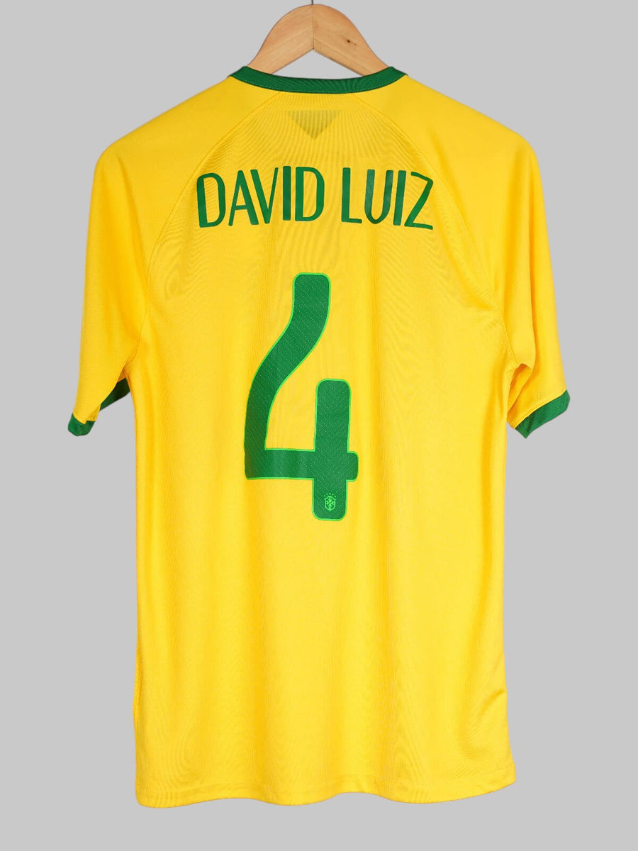 Brazil Home Shirt 2014/15 David Luiz 4 (M)