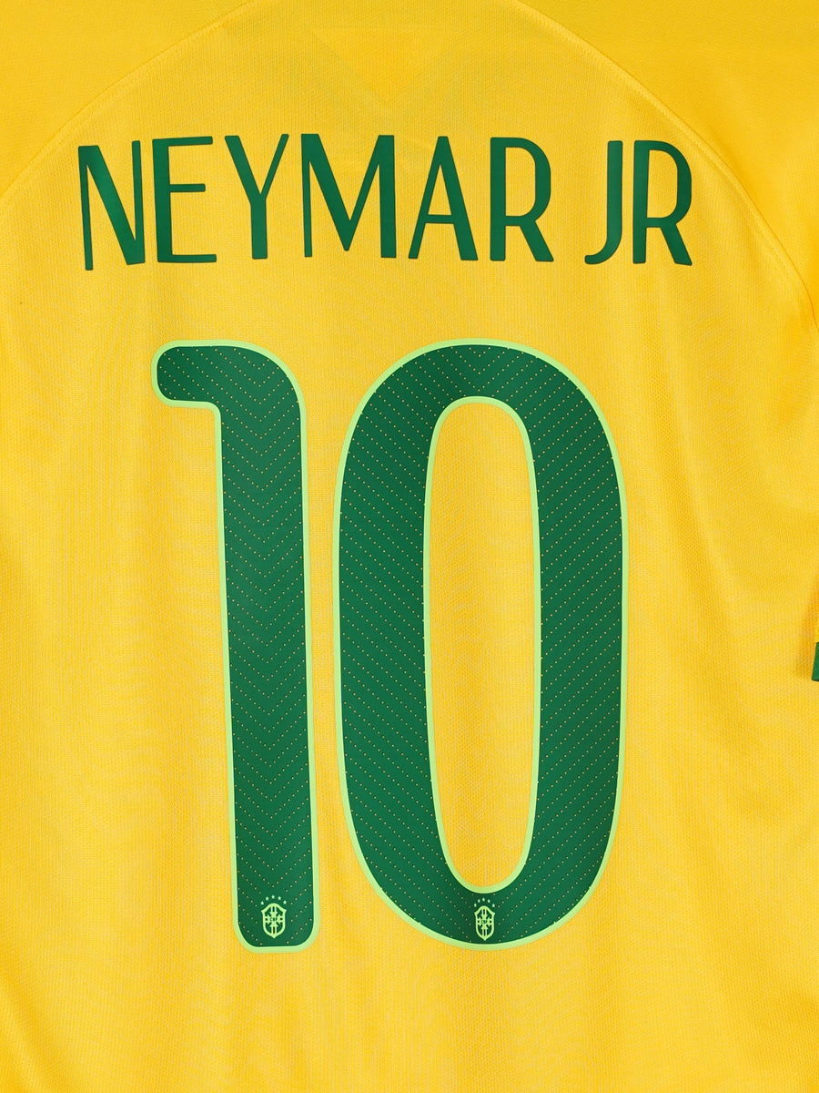 Brazil Home Shirt 2014/15 Neymar Jr 10 (L)