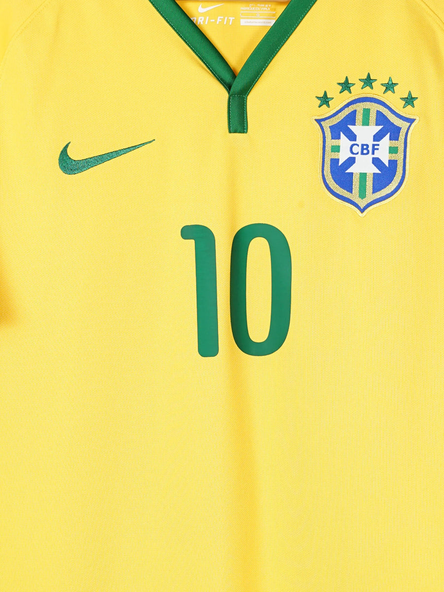 Brazil Home Shirt 2014/15 Neymar Jr #10 Neymar Jr #10 (L)