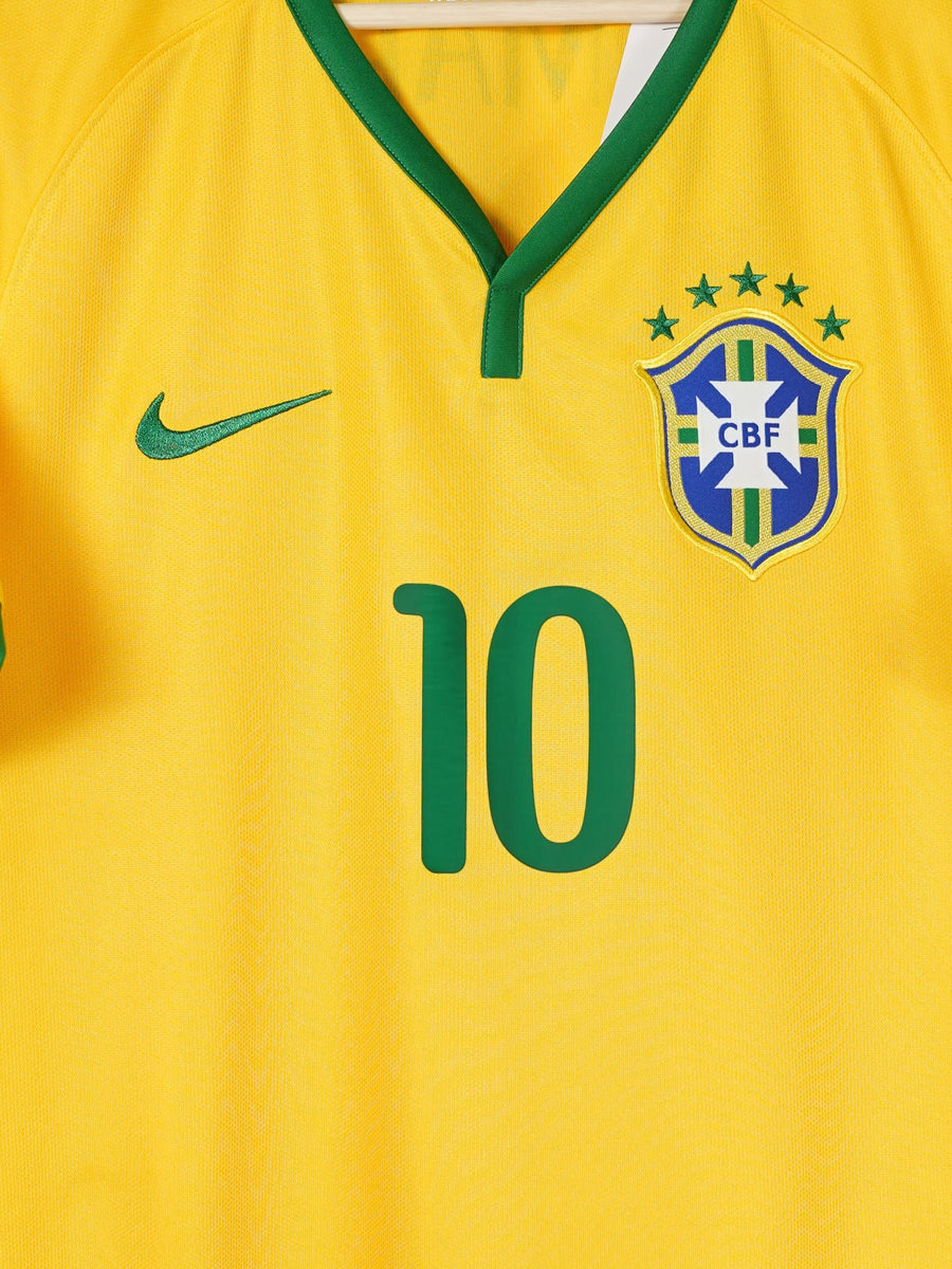 Brazil Home Shirt 2014/15 Neymar Jr 10 (L)