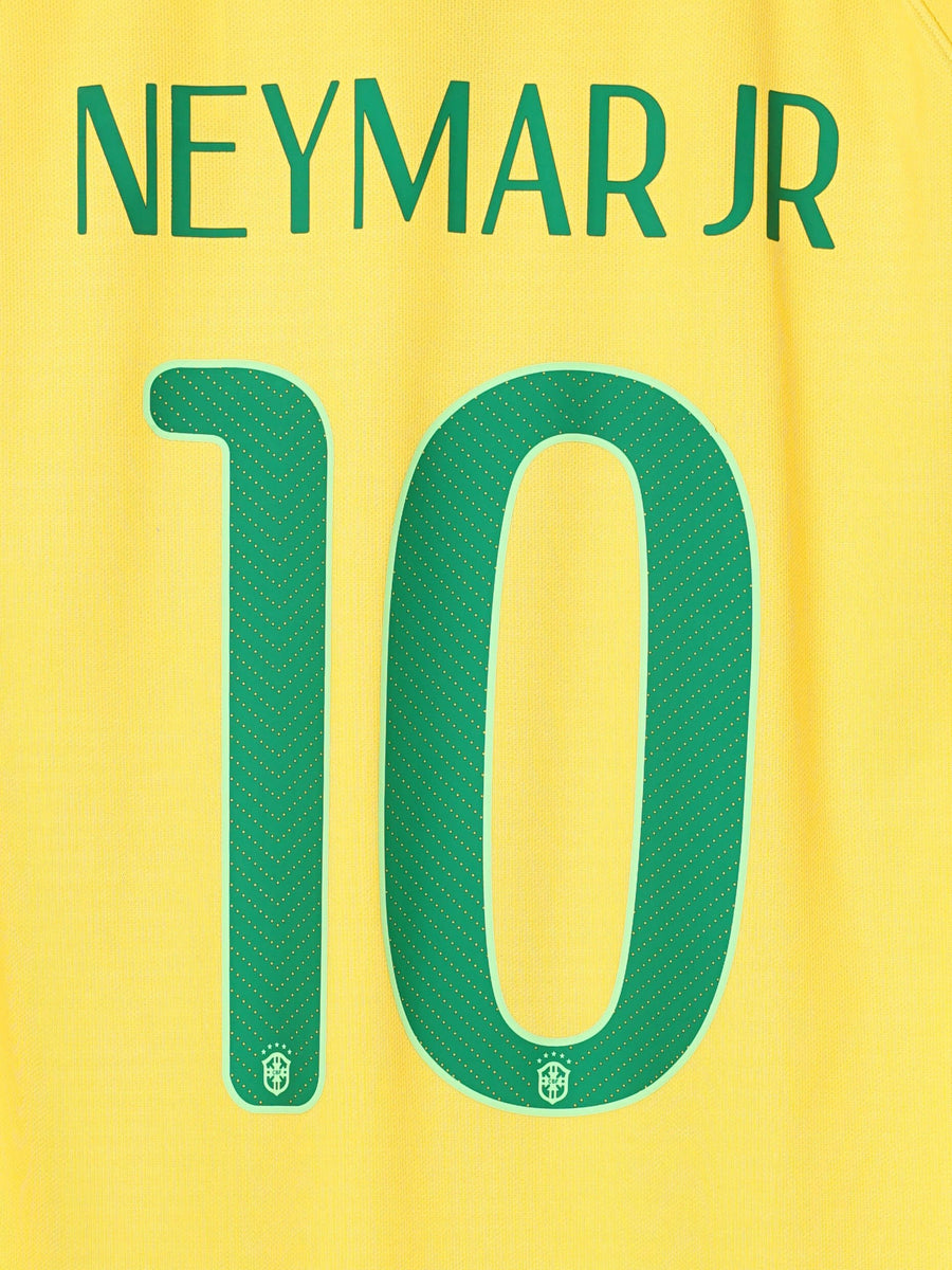 Brazil Home Shirt 2014/15 Neymar Jr #10 Neymar Jr #10 (L)