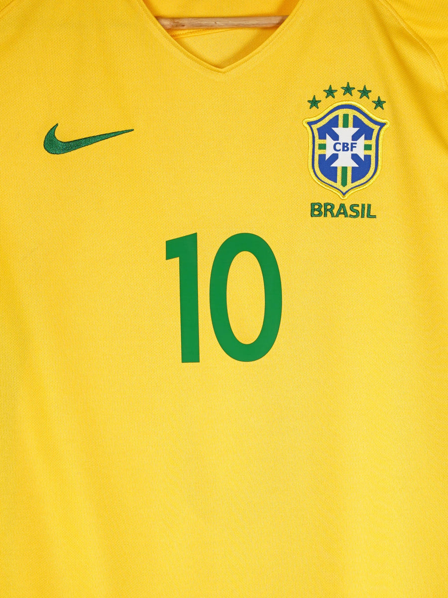 Brazil Home Shirt 2016/17 Neymar Jr 10 (L)