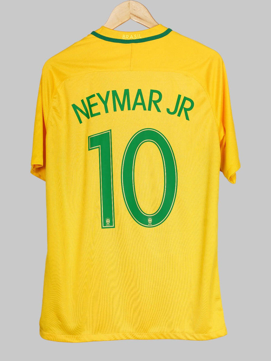 Brazil Home Shirt 2016/17 Neymar Jr 10 (L)