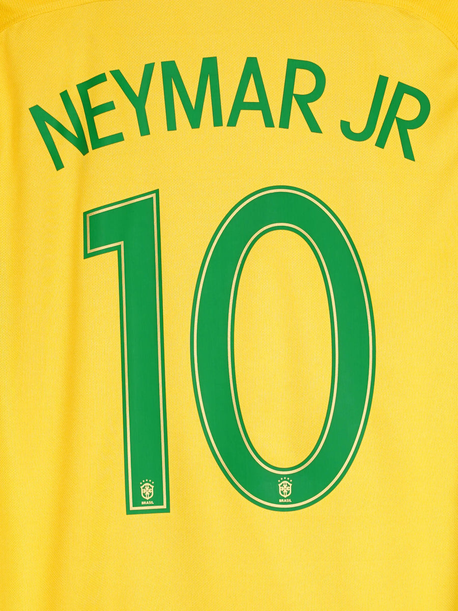 Brazil Home Shirt 2016/17 Neymar Jr 10 (L)