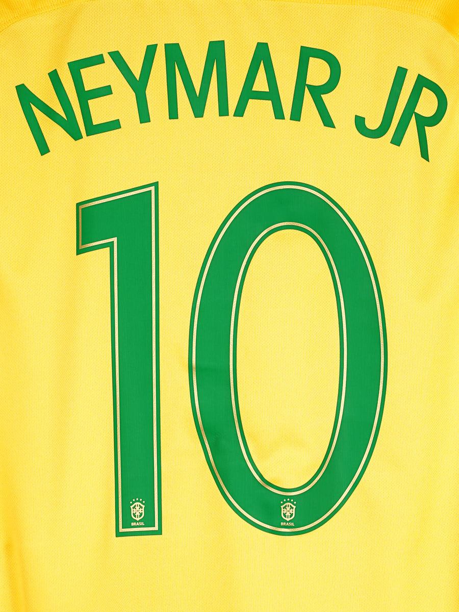 Brazil Home Shirt 2016/17 Neymar Jr 10 (L)
