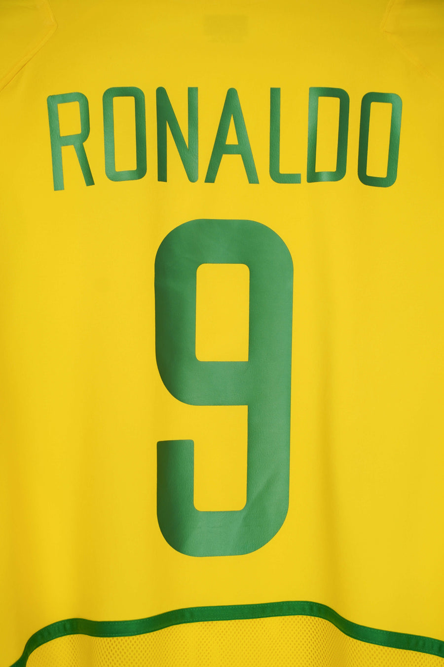 Brazil Home Shirt L/S 2002/3 Player Issue Ronaldo 9 (L)