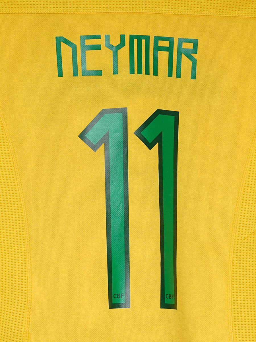 Brazil Home Shirt L/S 2011/12 Neymar 11 Player Issue (M)