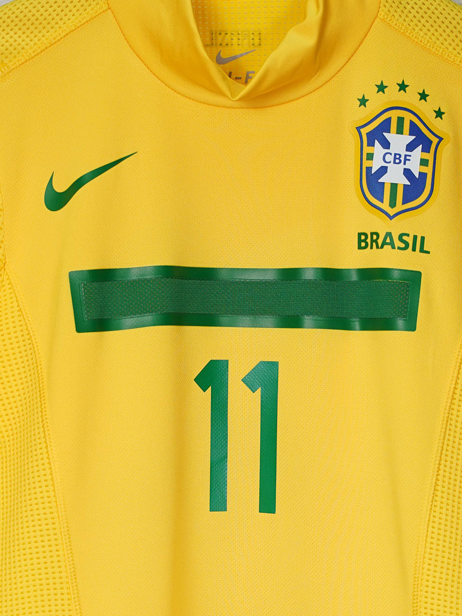 Brazil Home Shirt L/S 2011/12 Neymar 11 Player Issue (M)