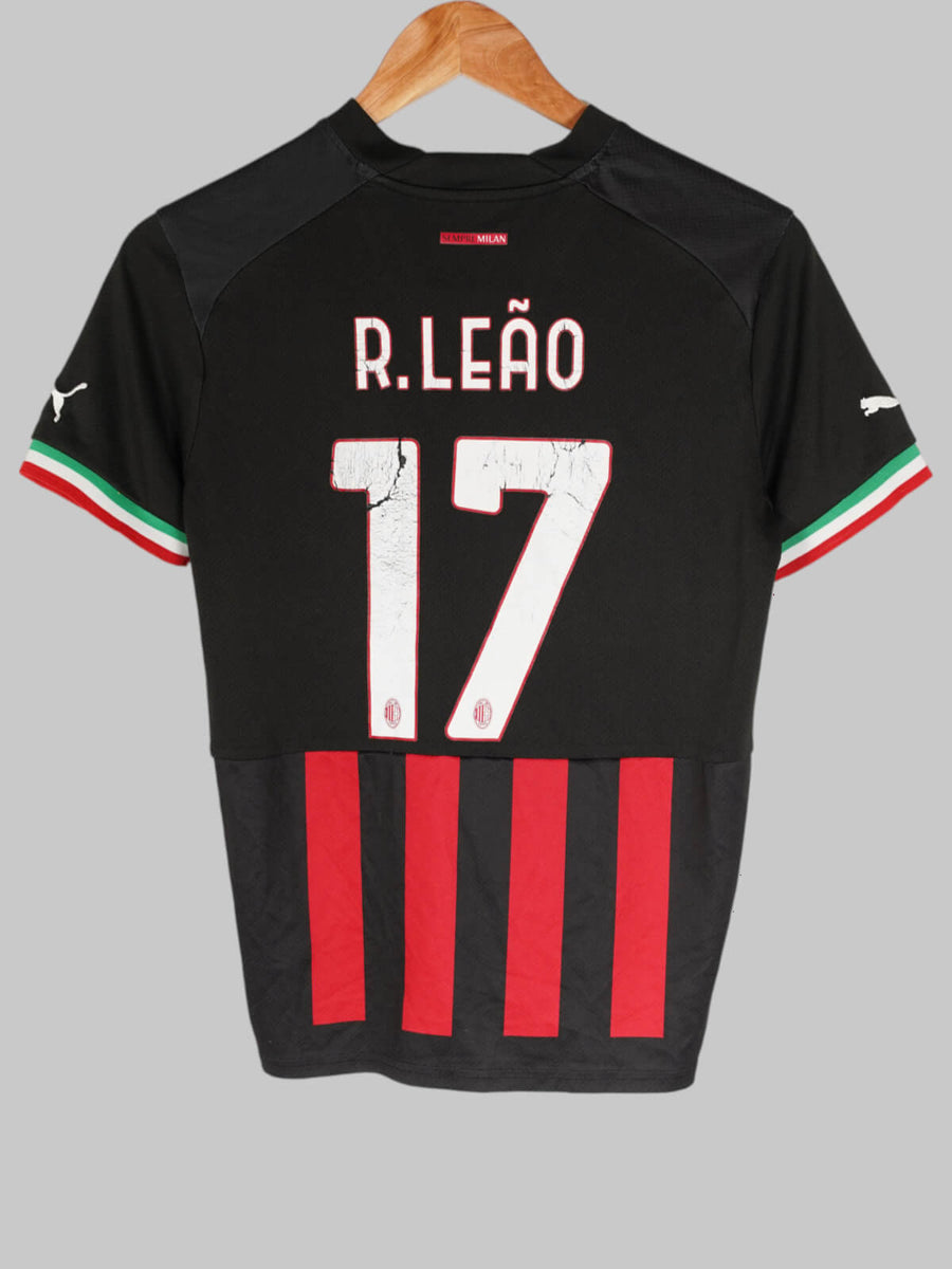2022/23 AC Milan Leao #17 Home Shirt (L kids)