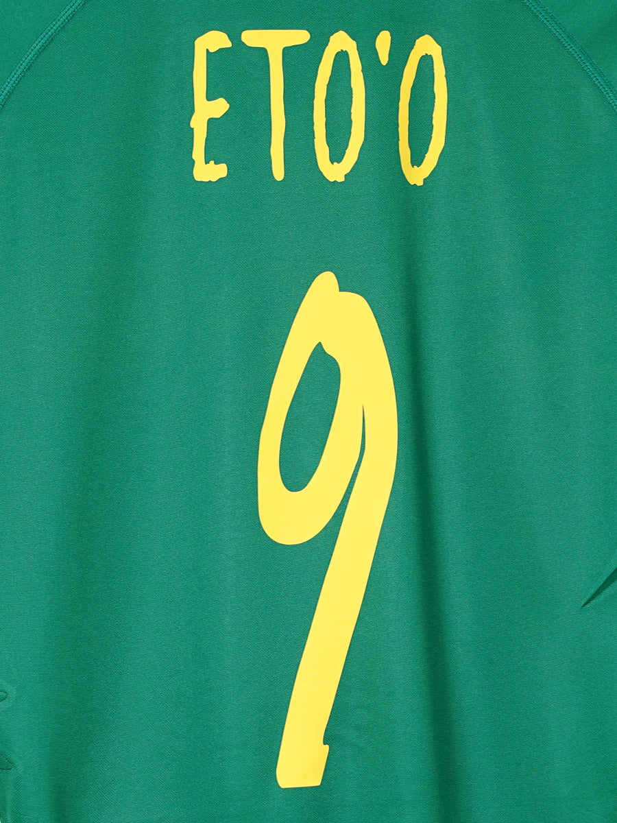 Cameroon Home Shirt 2004/6 Eto'o 9 (L)