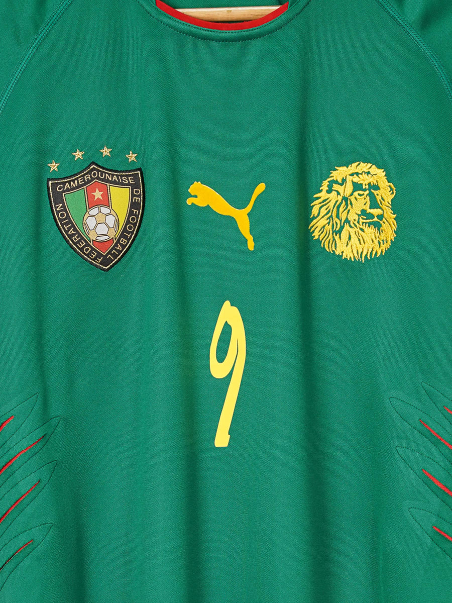 Cameroon Home Shirt 2004/6 Eto'o 9 (L)