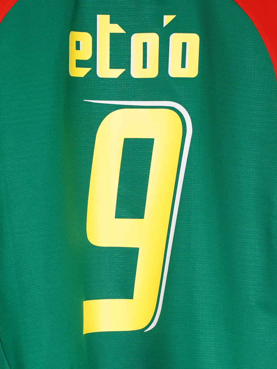 Cameroon Home Shirt 2006/8 Eto'o 9 (L)
