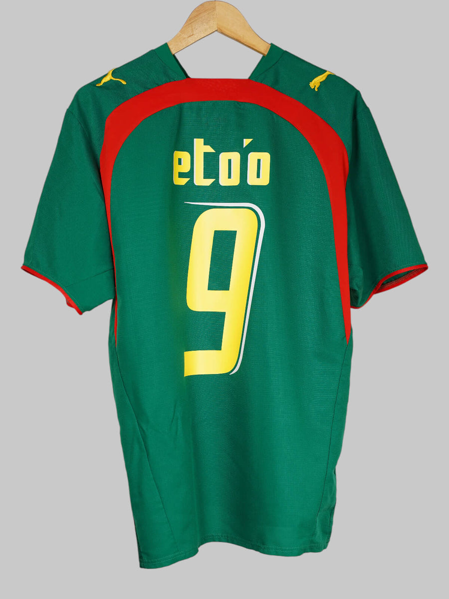 Cameroon Home Shirt 2006/8 Eto'o 9 (L)