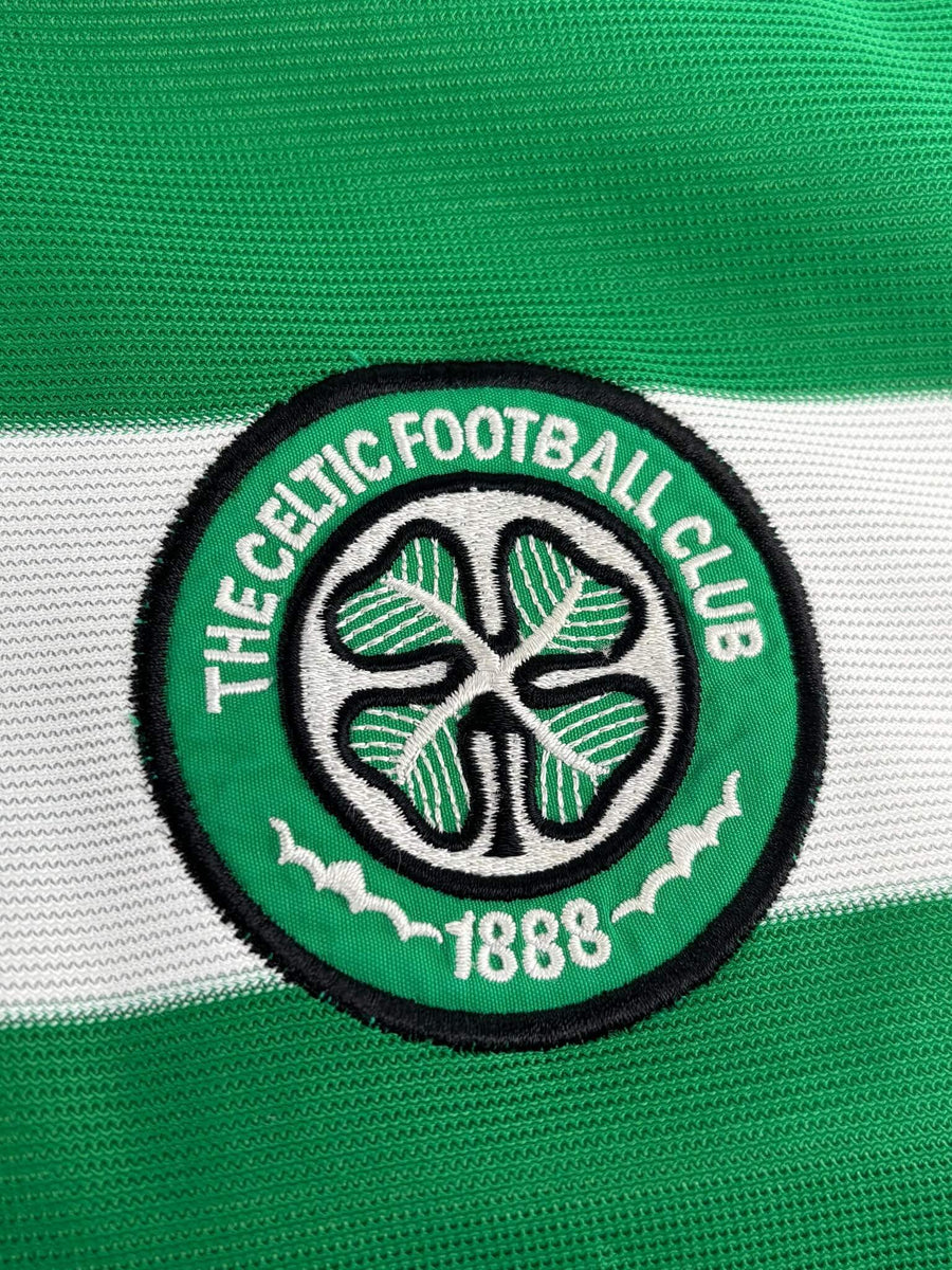 Celtic Home Shirt 2001/2 Larsson 7 (L)